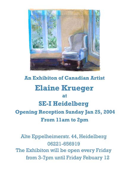 Exhibition Elaine Krueger